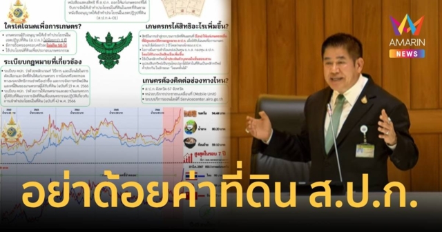 “ธรรมนัส” ซัด อย่าด้อยค่าที่ดินส.ป.ก. โวทำราคายางสูงสุดในรอบ 7 ปี   