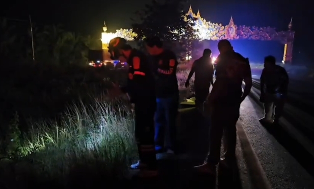 สยอง! ชายถูกรถชน หัวขาดกระเด็นเข้าพงหญ้า