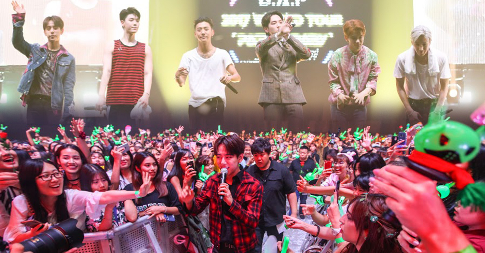 มันส์เฟร่อ ฟินเฟร่อ 6 หนุ่ม 'B.A.P.' ระเบิดปาร์ตี้สุดอลัง ถูกใจแฟนคลับกรี๊ดสนั่นฮอลล์