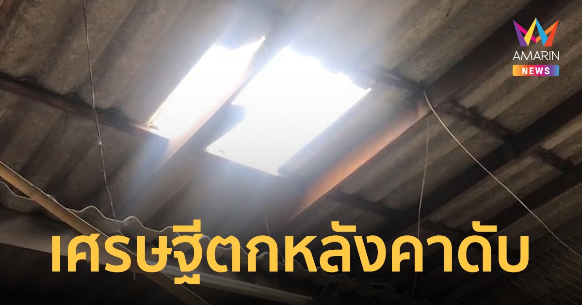 สลด เศรษฐีซ่อมหลังคา พลัดตกเสียชีวิตคาบ้าน 15 วันไม่มีใครรู้